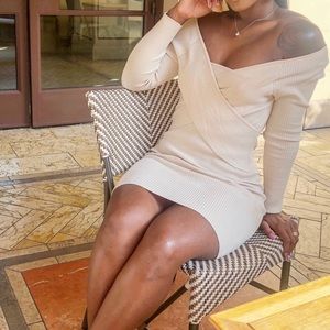 Off the shoulder dress